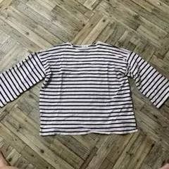 LEPSIM ボーダー柄 五分袖 Tシャツ