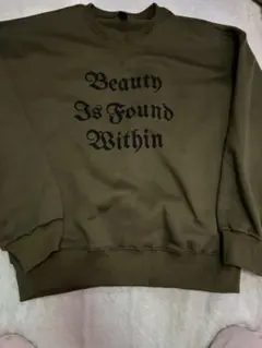 sheinオリーブグリーン スウェット