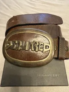 DSQUARED2 レザーベルト 山岳モチーフバックル ブラウン S - メルカリ