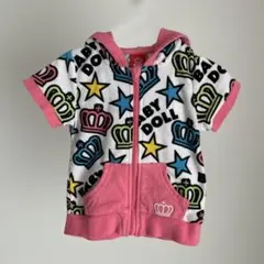 BABYDOLL サイズ90 ジップパーカー ピンク