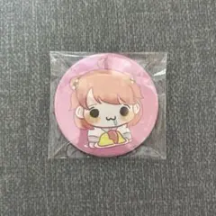 カラフルピーチ 直筆イラスト缶バッジ のあ