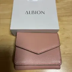 ALBION ピンク 三つ折り財布のサムネイル