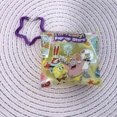 スポンジボブ カラビナ付きポーチ 열쇠 고리