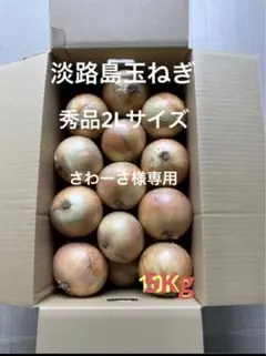 ⚫︎秀品2Lサイズ5Kg⚫︎淡路島玉ねぎ　たまねぎ　玉葱のサムネイル