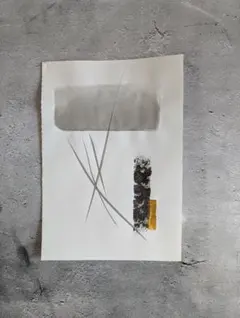 水墨画アート 原画 B4サイズ（額なし）