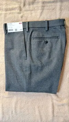 UNIQLO ユニクロ ウォームスマートパンツ ダークグレー 76cm