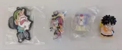 ONE PIECE　ワンピース　キーホルダー　ストラップ　マスコット　４点セット