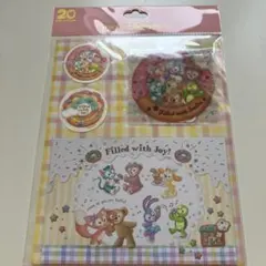 ダッフィー＆フレンズ ポストカード シール付き