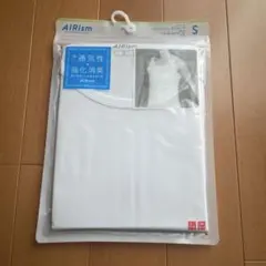 ユニクロ エアリズム デオドラントメッシュ タンクトップ メンズ Sサイズ