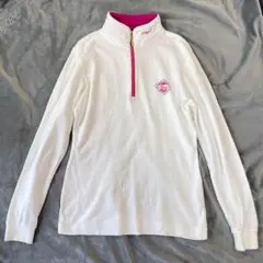 フェニックスレディース　ハイネック　長袖Tシャツ　カットソー　ホワイト　L