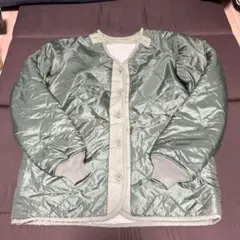 リバーシブル　オリーブグリーン キルティングジャケット　ma1 ALPHA