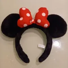美品　ミニーマウス カチューシャ 東京ディズニーリゾート　ミニーちゃん