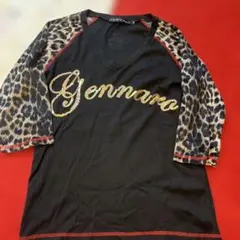 Gennaro レオパード柄 七分袖カットソー