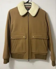 A.P.C. ボア襟付き ブルゾン　キャメル 2025年最新】apc ボアジャケットの人気アイテム - メルカリ