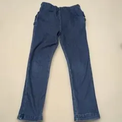 petit main フリルデニムパンツ 110