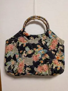 一閑張り 一閑張りバッグ 柿渋染め 市場カゴ ハンドメイド - メルカリ