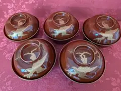 ビンテージ 漆器 椀 5個セット