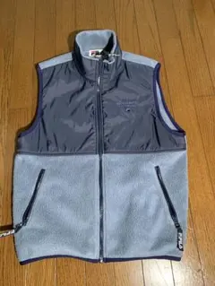 FILA フリースベスト L ネイビー