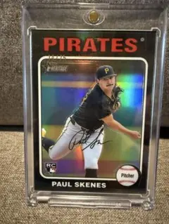 Paul Skenes 2024 Topps Heritage RC /75 - メルカリ