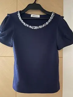 MISCH MASCH ネイビー 半袖トップス