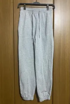GU スウェットジョガーパンツ ライトグレー S