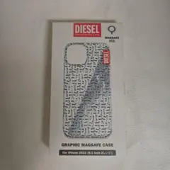 （l）DIESEL MAGSAFE CASE シルバーiPhone14用ケース
