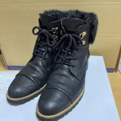 25cm ダイアナ　ファーショートブーツ