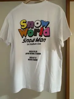 SnowMan 1st スタジアムツアーSnowWorld Tシャツ　ロゴver