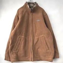 ファーストダウン フリースジャケット M ボア ブルゾン 裏起毛 a4135F