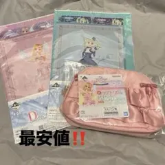 一番くじ アイカツ！ラストワン賞+いちご・ゆりかクリアファイル