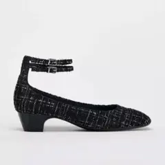 zara ファブリックシューズ