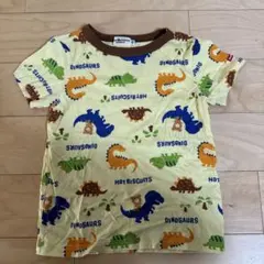 Hot Biscuits 恐竜柄 Tシャツ 100サイズ