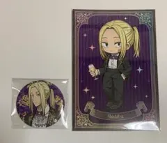 アモカフェ　サカモトデイズ　神々廻　缶バッジ　特典ポストカード付き　未使用