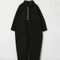 グローバルワーク　ジャンプスーツ黒　130 つなぎ　卒園式