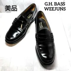 G.H. BASS　WEEJUNS ブラック コイン ローファー　レザー
