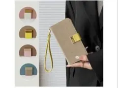 Galaxy S23 FE ケース 手帳型 おしゃれ ショルダー バイカラー