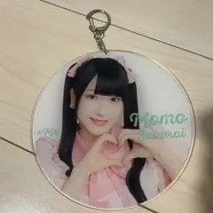 ≠ME 櫻井もも ビッグアクリルキーホルダー ダイナー衣装(フィルム付き)