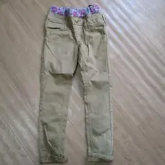 スリムフィットベージュパンツ 100cm~