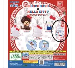 モンチッチ×ハローキティめじるしアクセサリー ハローキティ型のビン ガチャ 新品
