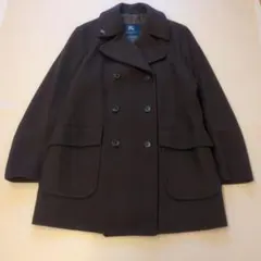 【美品】バーバリーロンドン ウール ダブル ハーフコート ピーコート 3XL kigaeru_20012632015