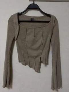 SHEIN ベージュ クロップドセーター XS