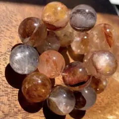 おまとめ【午年☆金運】ヒマラヤ産マニカラン水晶 ブレスレット+レア