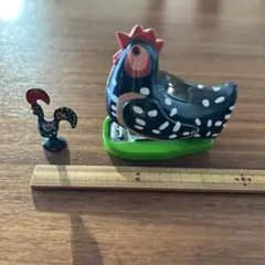 飾り物　置き物　ニワトリ　2個セット