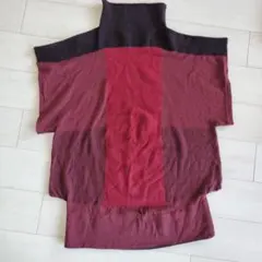 Issey Miyake ニット ワインレッド