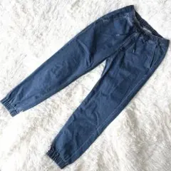 【AZUL BY MOUSSY】 （S）デニム ジョガーパンツのサムネイル