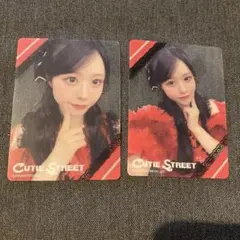 CUTIE STREET 佐野愛花トレーディングカード 2枚セット