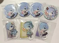 Re:ゼロから始める異世界生活 アクリルミニスタンド 缶バッジ レム