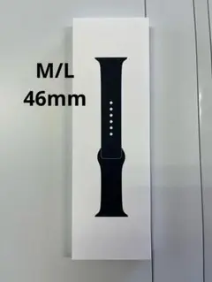 Apple Watch Band 46mmケース用ブラックスポーツバンド　M/L