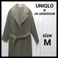 オリーブグリーン ユニクロ JW ANDERSON ダブルフェイスコート S ユニクロ（UNIQLO） アンド JW アンダーソン超人気コラボ2020秋冬