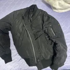 Alpha Industries MA-1 フライトジャケット ブラック　M